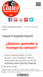 Mobile Screenshot of clasesfotografiamadrid.com